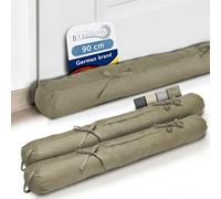 Beautissu 2X Boudin Bas de Porte Isolant Anti Froid & Anti Bruit Jardin