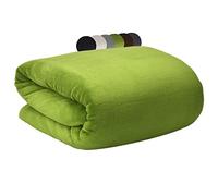 Beautissu Aurelia Plaid Polaire 150x200cm - Couverture Douce, Douillette & Confortable en Microfibre pour Le Canapé et comme Couvre-Lit - Plaid Vert