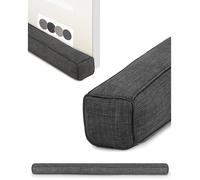 Beautissu Boudin de Porte Isolant d'Entrée 100 cm - Bas de Porte Anti Froid - Coussin Anti Courant d’Air pour Fenêtre - Coupe Vent Tissu Gris Foncé pour Isolation Thermique - Levante