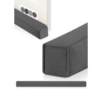 Beautissu Boudin de Porte Isolant d'Entrée 80 cm - Bas de Porte Anti Froid Bruit - Coussin Anti Courant d’Air pour Fenêtre - Coupe Vent Tissu Anthracite pour Isolation Thermique - Marin
