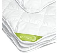 Beautissu Couette 4 Saisons 240 x 260 cm Blanc - Couette Légère Lit 2 Personnes, Couverture Chaude en Microfibre & Lavable à 60°- Douce & Confortable - Couette Tempérée Anti-Acariens - BeauNuit MD