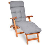 Beautissu Coussin Bain de Soleil Matelas transat Chaise Longue extérieur