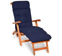 Beautissu Coussin Bain de Soleil Matelas transat Chaise Longue extérieur