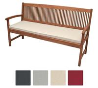 Beautissu Coussin banc Base BK 120x48x5cm Nature - Coussin banquette pour terrasse - Matelas exterieur confortable