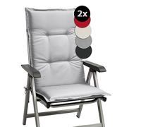 Beautissu Coussin Fauteuil Jardin Haut Dossier Antiderapant Resistant