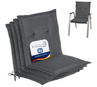 Beautissu Coussins de Jardin de Chaise Dossier Bas Exterieur épais