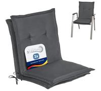 Beautissu Coussins de Jardin de Chaise Dossier Bas Set de 2 Confortable