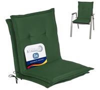 Beautissu Coussins de Jardin de Chaise Dossier Bas Set de 2 Confortable