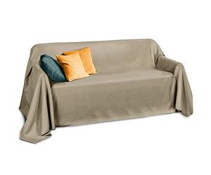 Beautissu Couverture Plaid Similicuir Couvre-lit jeté de canapé
