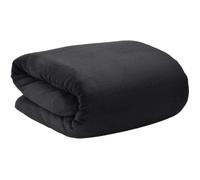 Beautissu Aurelia Plaid Polaire 130x150cm - Couverture Douce, Douillette & Confortable en Microfibre pour Le Canapé et comme Couvre-Lit - Plaid Noir