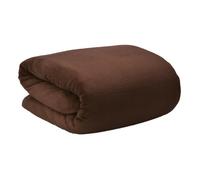 Beautissu Couverture polaire 150x200cm Marron foncé Couvre-Lit Aurelia - Plaid jeté de canapé très doux - Plaid polaire marron fon