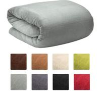 Beautissu Couverture Polaire Microfibres Couvre-lit Plaid jeté
