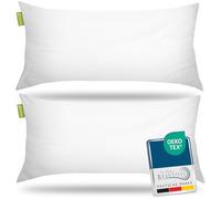 Beautissu Ensemble d'oreillers Moelleux synthétique Lavable Couture Coussin