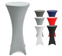 Beautissu Housse Table de Jardin Haute Mange Debout élastique lot