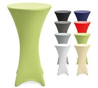 Beautissu Housse Table de Jardin Haute Mange Debout élastique lot