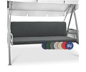 Beautissu Loft HS Ensemble pour balancelle, balancoire : Assise + Dossier 180x50x6cm 3 Places Anthracite