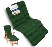 Beautissu Lot de 2 Coussins Bain de Soleil Matelas transat pour Jardin