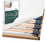 Beautissu Lot de 2 Protege Matelas BeauTect - Isolateur sommier à lattes Picots souples - Sous-matelas lavable Aleze Blanc