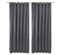 Beautissu Lot de 2 Rideaux Occultants Opaque à Ruflette Thermiques Blackout