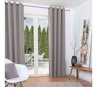 Beautissu Lot de 2 Rideaux occultants Opaque Thermiques pour fenêtre Porte