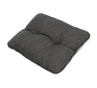 Beautissu Lounge Coussin Salon de Jardin Exterieur Dossier 70x40 cm - Anti-Salissures Imperméable 12 cm d'épaisseur - Coussin Fauteuil Jardin Confortable Anthracite - BeauFlair
