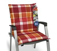 Beautissu Matelas Coussin pour Chaise Fauteuil de Jardin terrasse Sunny RO Rouge 100x50x6cm