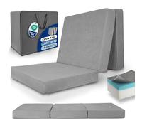 Beautissu Matelas Pliable avec Poche Housse Lavable lit d'appoint Mousse