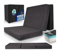 Beautissu Matelas Pliable Pliant lit d'appoint Mousse visqueuse avec Poche