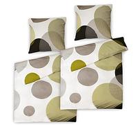 Beautissu NELA 2 Sets de Parure de Lit Renforcé 155x220 cm - Parure de Lit 2 Personnes avec 2 Housses de Couette 155x220 cm et 2 Taies d’Oreiller 80x80 cm en 100% Coton avec Fermeture Éclair