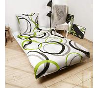 Beautissu Nina Set de Parure de Lit Renforcé 155x220 cm - Parure de Lit 1 Personne avec Une Housse de Couette 155x220 cm et Un Taie d’Oreiller 80x80 cm en 100% Coton avec Fermeture Éclair