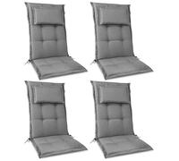 Beautissu Premium Coussin Chaise Dossier Haut Coussin Exterieur Jardin Fait