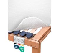 Beautissu protège Matelas isolateur sommier à Lattes Lavable à Picots aleze | 80x200cm blanc sous-matelas souples antidérapant tapis protection alèse BEAUTECT