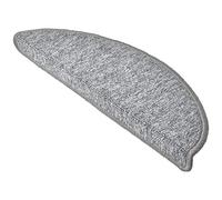 Beautissu Set de 15 Marchettes d'Escalier 55x15 cm ProStair - Protège Escaliers Antidérapant Couture Robuste - Tapis d'Escalier Installation Facile en Gris Clair