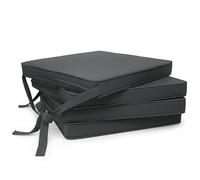 Beautissu Set de 4 Coussin de Chaise d'intérieur Galette déhoussable Assise