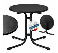 Beautissu Table bistrot extérieur Ronde Pliante imperméable pour Balcon