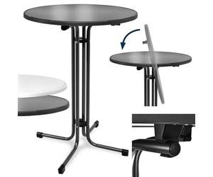 Beautissu Table Bistrot Haute Pliante Outdoor Pied réglable en Hauteur