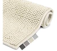 Beautissu Tapis de Bain Antiderapant 70x100 cm Chenille Tapis Salle de Bain Absorbant - Moelleux - Tapis Sortie de Douche Tapis de Bain Nature - BeauMare WR