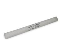 Beautissu Tuuli Bas de Porte 100 cm Poids 1,1 kg en Coton - comme Boudin de Porte ou Boudin de Fenêtre Contre Le Froid - Coussin de Porte Gris Clair Robuste avec Remplissage et Tenue Ferme