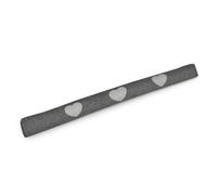 Beautissu Tuuli Boudin Bas de Porte - Fenêtre - Isolant - Contre Les Courants d'air Froid - Coton - 120 cm Poids 1,2kg - Anthracite