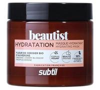 Beautist Subtil Masque Hydratant, Fleur de Cerisier Bio d'Auvergne, 98% Ingrédients d'Origine Naturelle, Formule Vegan