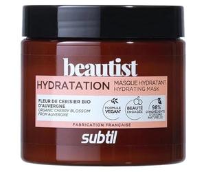 Beautist Subtil Masque Hydratant, Fleur de Cerisier Bio d'Auvergne, 98% Ingrédients d'Origine Naturelle, Formule Vegan
