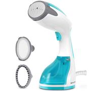 BEAUTURAL Défroisseur Portable Vapeur Vertical 1200 W 260 ml Brosse Vapeur 30s Chauffage Rapide Défroisseur Vapeur pour Voyage et Maison (Bleu Clair)