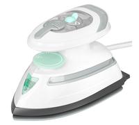 BEAUTURAL Mini Fer de Voyage avec Tension Commutable Fer à Vapeur 220 V/120 V Fer à Sec Avec Fonction Anti-Goutte 3 Réglages de Température Facile pour les Travaux de Couture, les Voyages