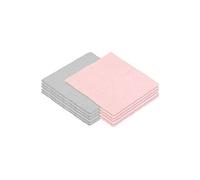Beauty : 10 serviettes démaquillantes en microfibres - Roses et grises