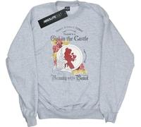 Beauty And The Beast - "Girl In The Castle" Sweatshirt für Damen BI2087 (XXL) (Grau meliert)
