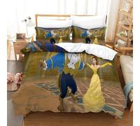 Beauty And The Beast Pcs Housse De Couette Cartoon Role Ensemble De Housse De Couette Imprim¿¿ D Taie D'oreiller Parure De Lit Linge De Lit King£¿Xcm£©