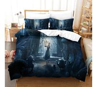 Beauty And The Beast Pcs Housse De Couette Movie Poster Ensemble De Housse De Couette Imprim¿¿ D Taie D'oreiller Parure De Lit Linge De Lit Single£¿Xcm£©