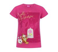 Beauty And The Beast - "Spell To Be Broken" T-shirt pour filles NS5940 (152) (Rose)