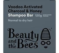 Beauty and the Bees Vaudou Shampooing au charbon actif et au miel - MINTY FRESH - Cuir bio miel 100 % naturel
