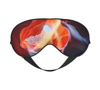 Beauty Antelope Canyon Masque de sommeil pour homme et femme - Masque pour les yeux double face avec sangle réglable, doux et soyeux, bloquant la lumière et respirant, pour les voyages, la sieste, le